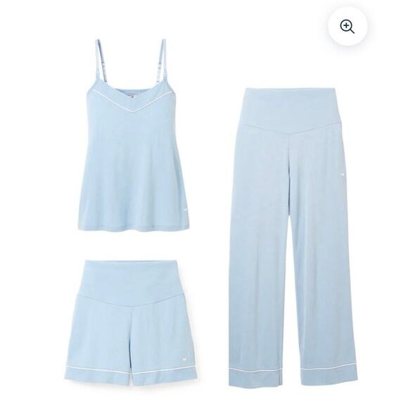 Petite plume Pants - Petite Plume The Basics Maternity Set in Periwinkle XS
